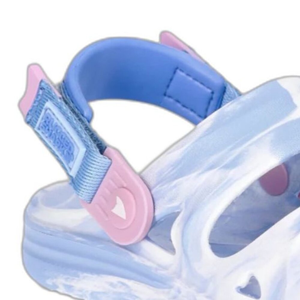Rugged Shark Nature Sandals TODDLER GIRL SIZE 8 Baby Blue Swirl Waterproof NEW - Picture 7 of 7